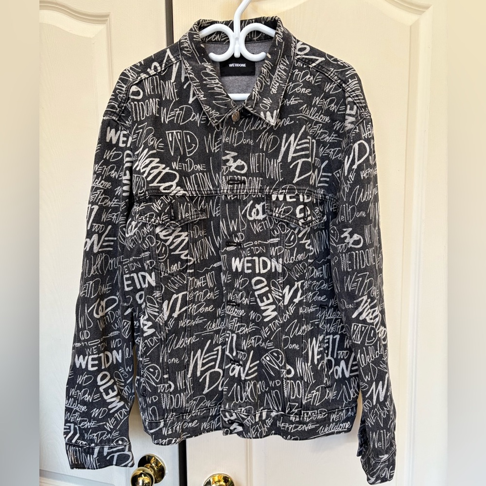 We11done Graffiti Jean Jacket